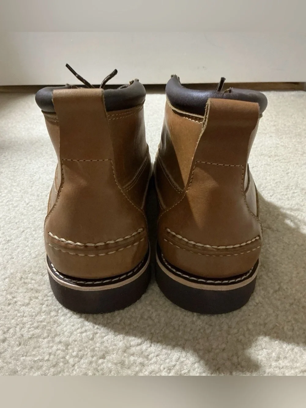 Size 10 D - Field & Stream x Gokey Sportsman Chuka Brown Leather Moc Toe Boots